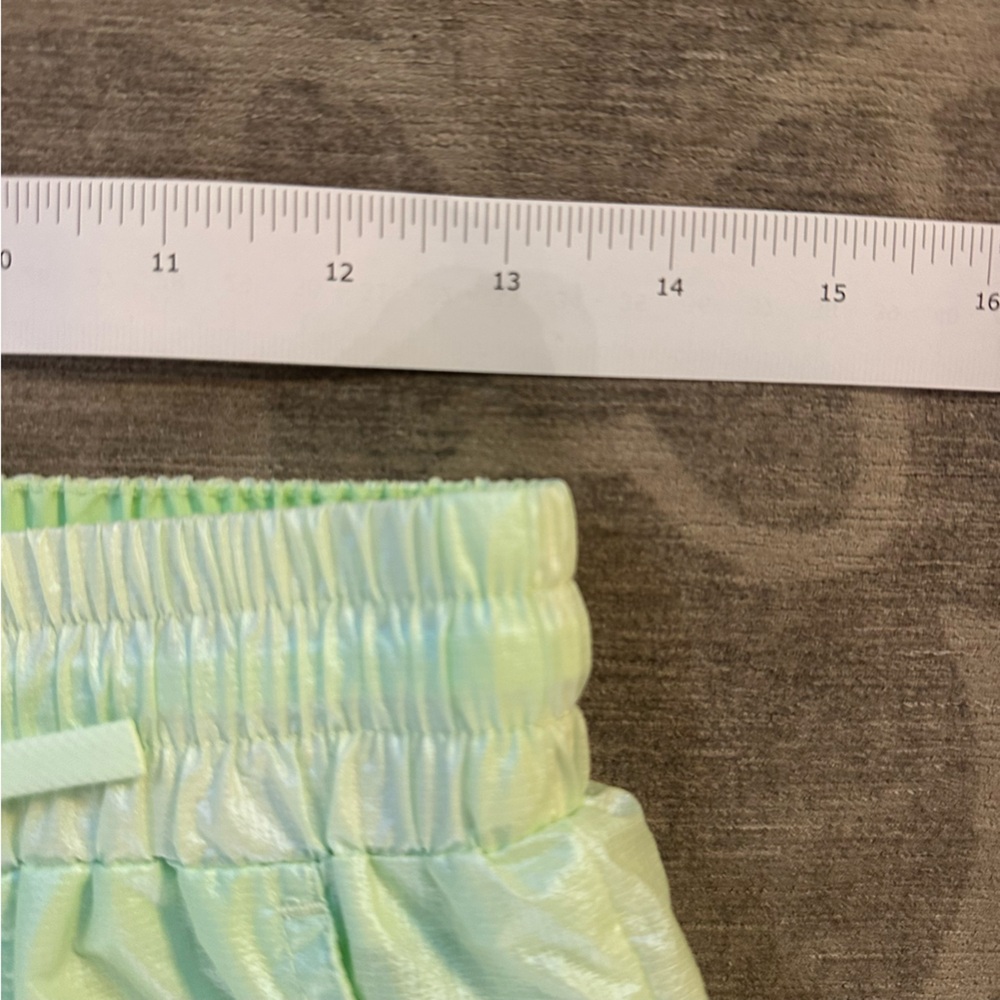 NWOT Fabletics Ripstop sheer Jogger parachute pants in cool mint green - Picture 7 of 11